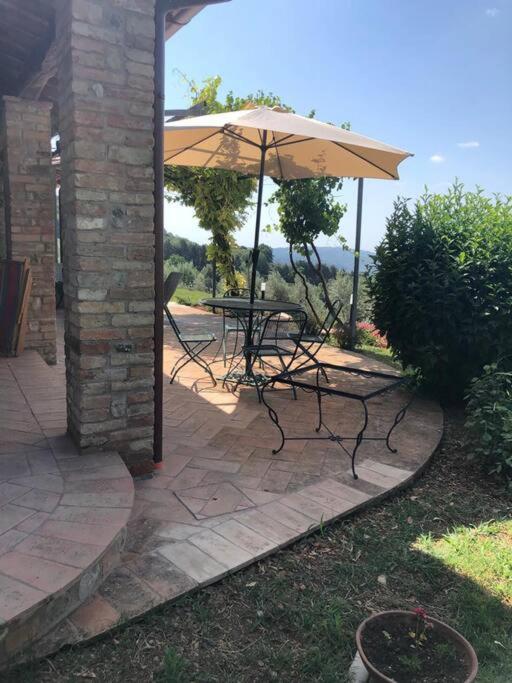 Vesper - Casale Con Piscina - Ad Galli Cantum Citta della Pieve Bagian luar foto