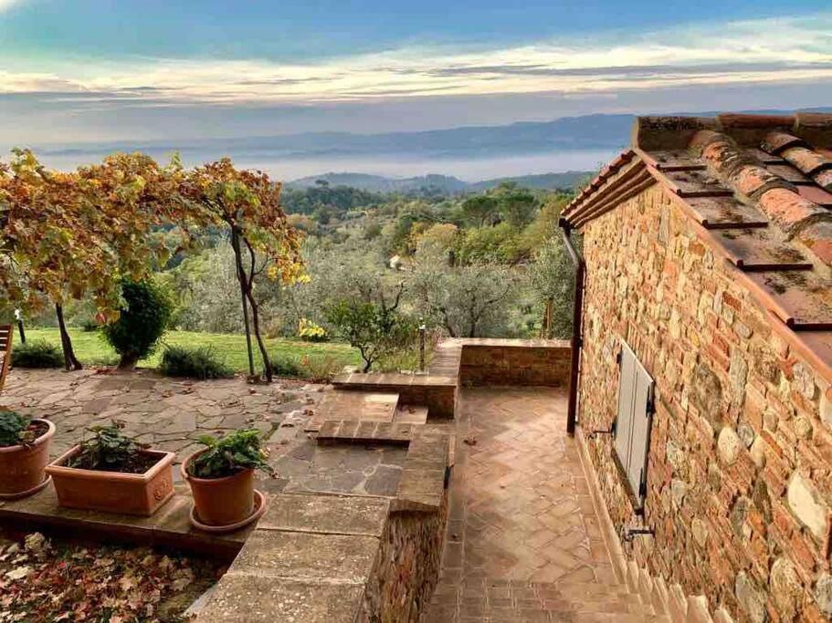 Vesper - Casale Con Piscina - Ad Galli Cantum Citta della Pieve Bagian luar foto