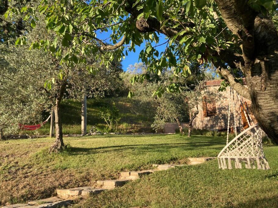 Vesper - Casale Con Piscina - Ad Galli Cantum Citta della Pieve Bagian luar foto