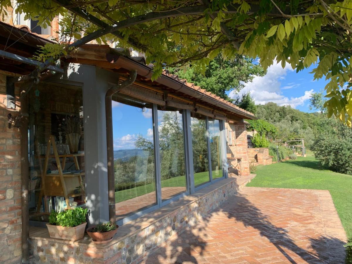 Vesper - Casale Con Piscina - Ad Galli Cantum Citta della Pieve Bagian luar foto