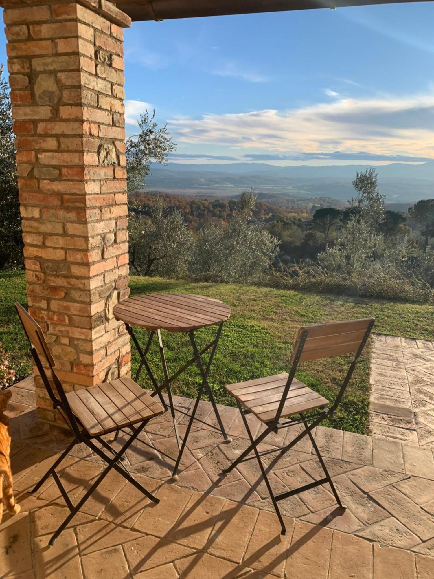 Vesper - Casale Con Piscina - Ad Galli Cantum Citta della Pieve Bagian luar foto